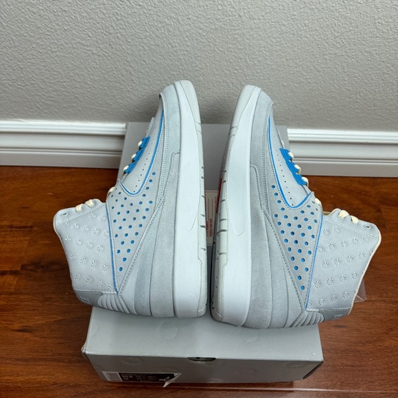Jordan 2 Retro SP Union Grey Fog Size 10.5 - Picture 7 of 11